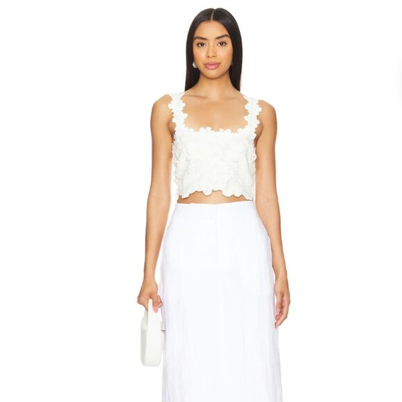 Tularosa Tops - NWOT Tularosa Kimmy Top Ivory Sz S